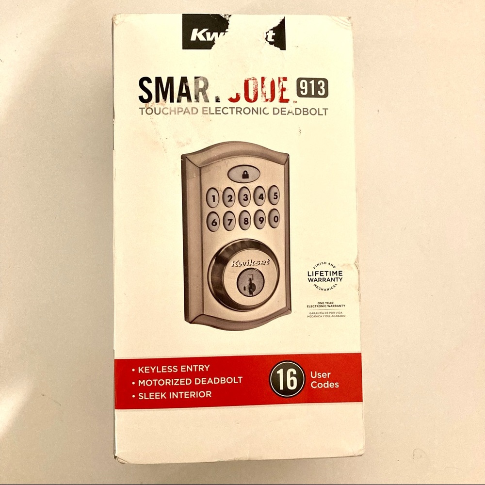 Kwikset 99130-002 Smart Code Keyless Entry Electronic Keypad Deadbolt